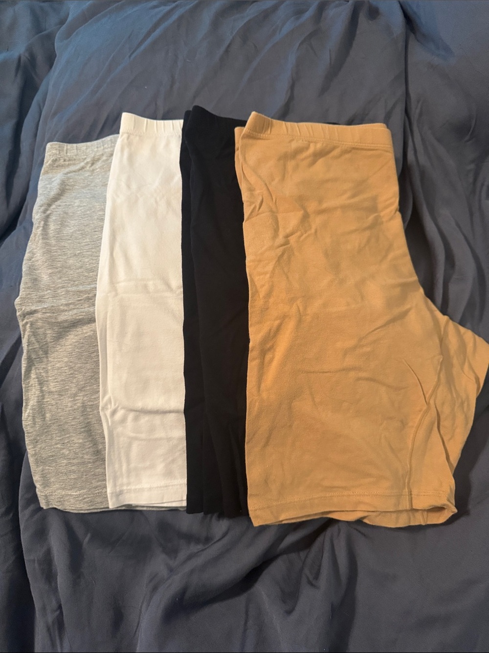 Everyday Women's Bike Shorts - Gray, White, Black & Nude